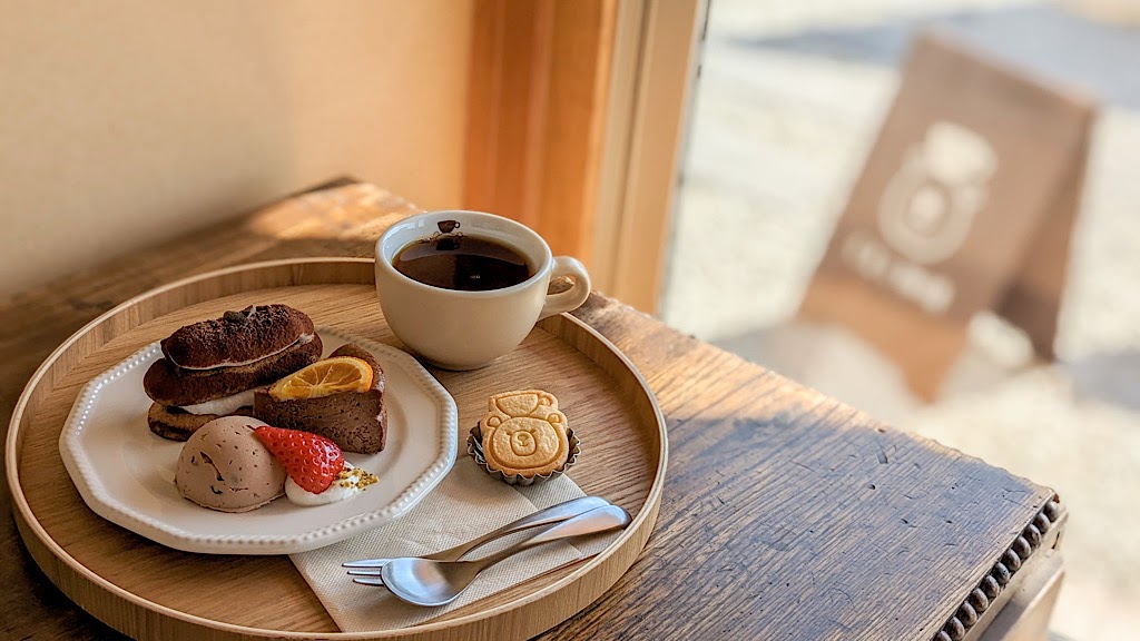 【犬山のカフェ】くまと珈琲の冬のおやつセット～チョコレートづくし～