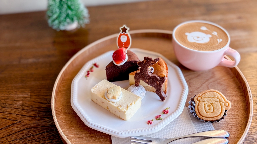 【犬山のカフェ】スイーツプレートで楽しむクリスマス2025